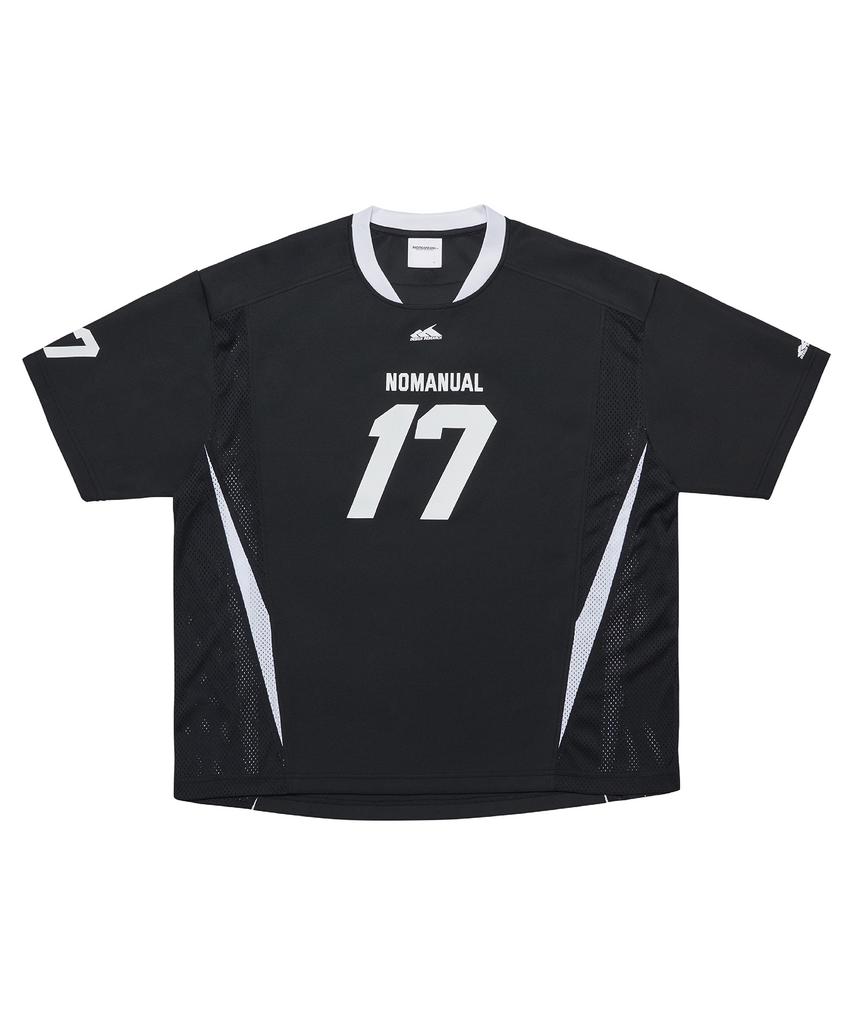 Nomaenyueol 17 Mesh Block Football Jersey - Black
