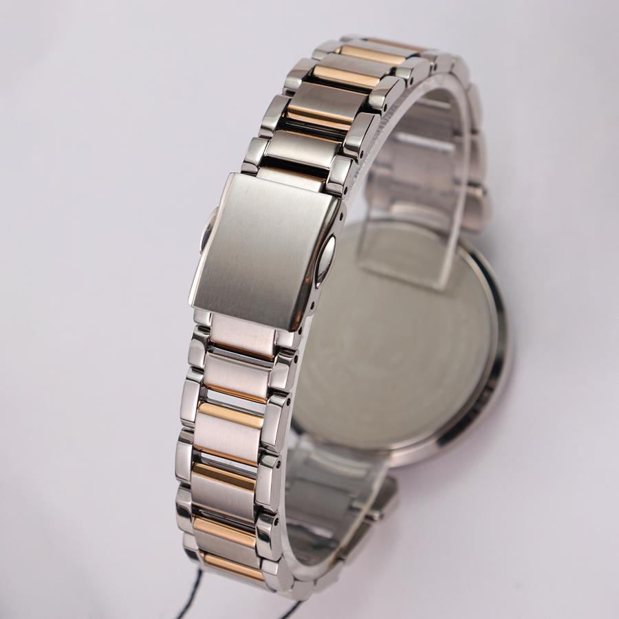 Citizen Eco-Drive Funkgesteuert EC2004-54X Rosa Zifferblatt Zweifarbig 36mm Edelstahl Damenuhr