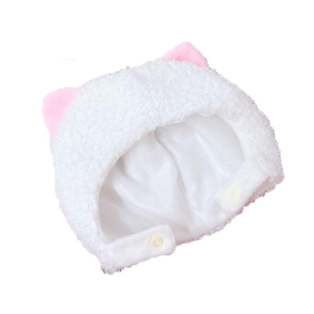 Cute Doll Hat Rabbit Ears Doll Hat Cat Ears Bread Clothes Doll Clothes Set Endless Cream Series Outfit Acssories 10cm Doll