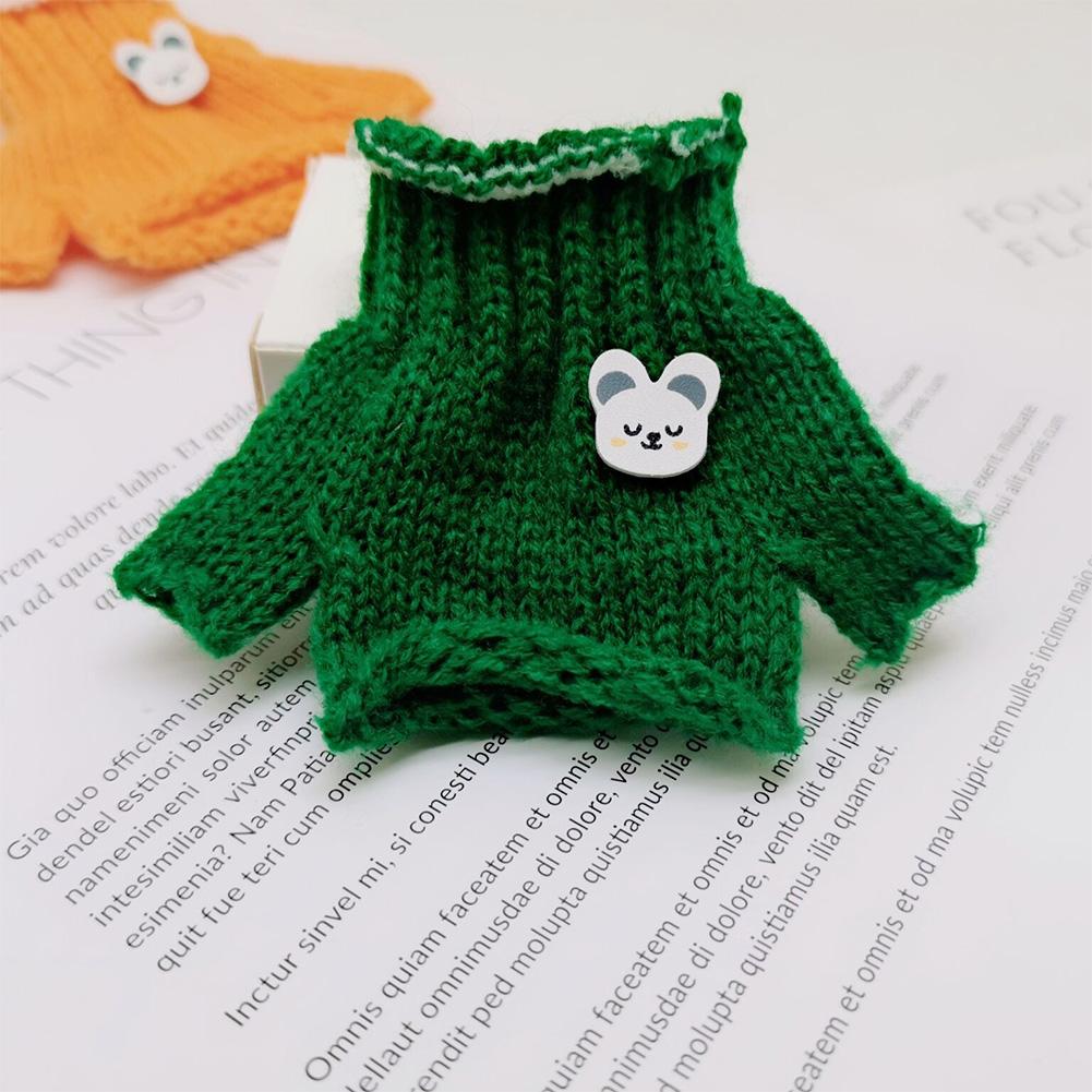 

Для 14СМ Бавовняної Ляльки Ромпери Мультяшний Воллес і Громіт Плюшева Лялька Запасний Одяг Аксесуари для Ігор в Будиночок Міні Одяг зелений