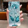 Case For OPPO A31 2020 / OPPO A8 2019 Coque Capa Flower Butterfly Phone Cases CPH2015 Soft Silicone Transparent TPU Jelly Cover