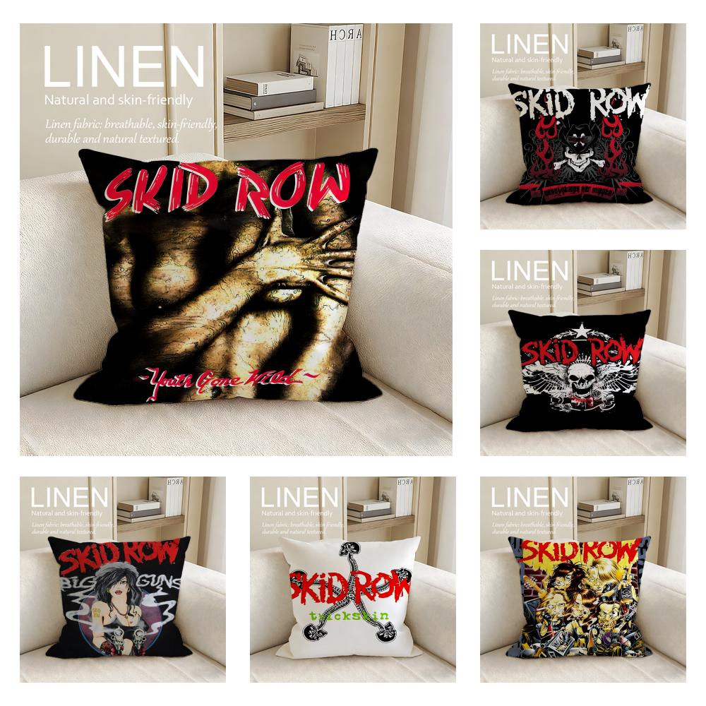 Music Skid Row Cushion Cover Pillowcase Set Pcs X X Breathable Washable Sofa Cushion Cover