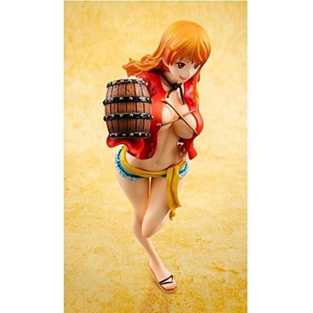 MegaHouse P.O.P One Piece Nami Mugiwara Ver.2 1/8 Scale Painted ABS PVC Complete Figure Limited Edition