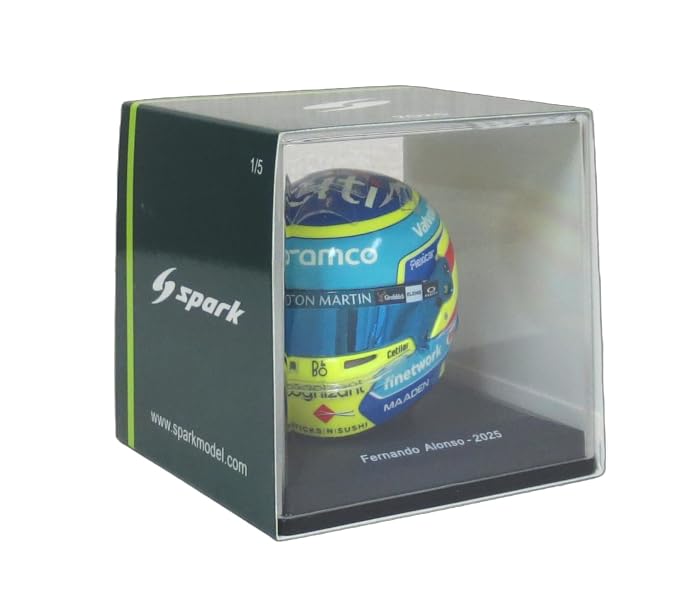 Spark Scale Helmet Aston Martin F1 Team Alonso 2025 Finished Product 1/5 F.