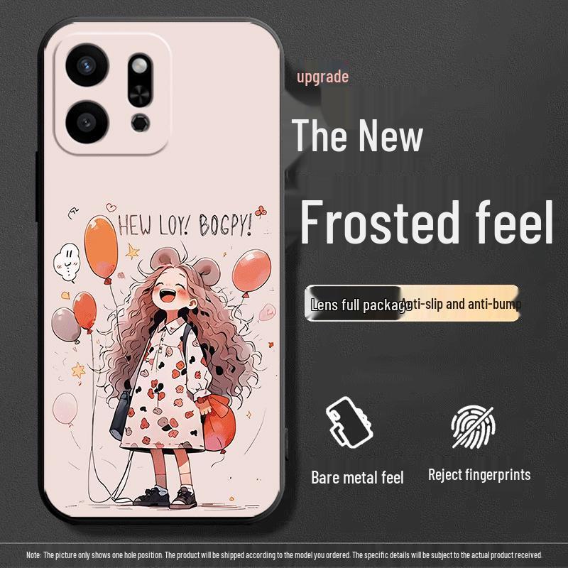 Honor Play9t ALT-AN00 Silicone Cartoon Phone Case with Trendy Men's Lanyard: Cute and Creative Design