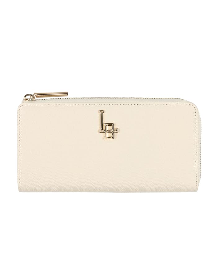 Lanvin en Bleu Elvie Большой длинный кошелек на молнии, цвет слоновой кости, размер F