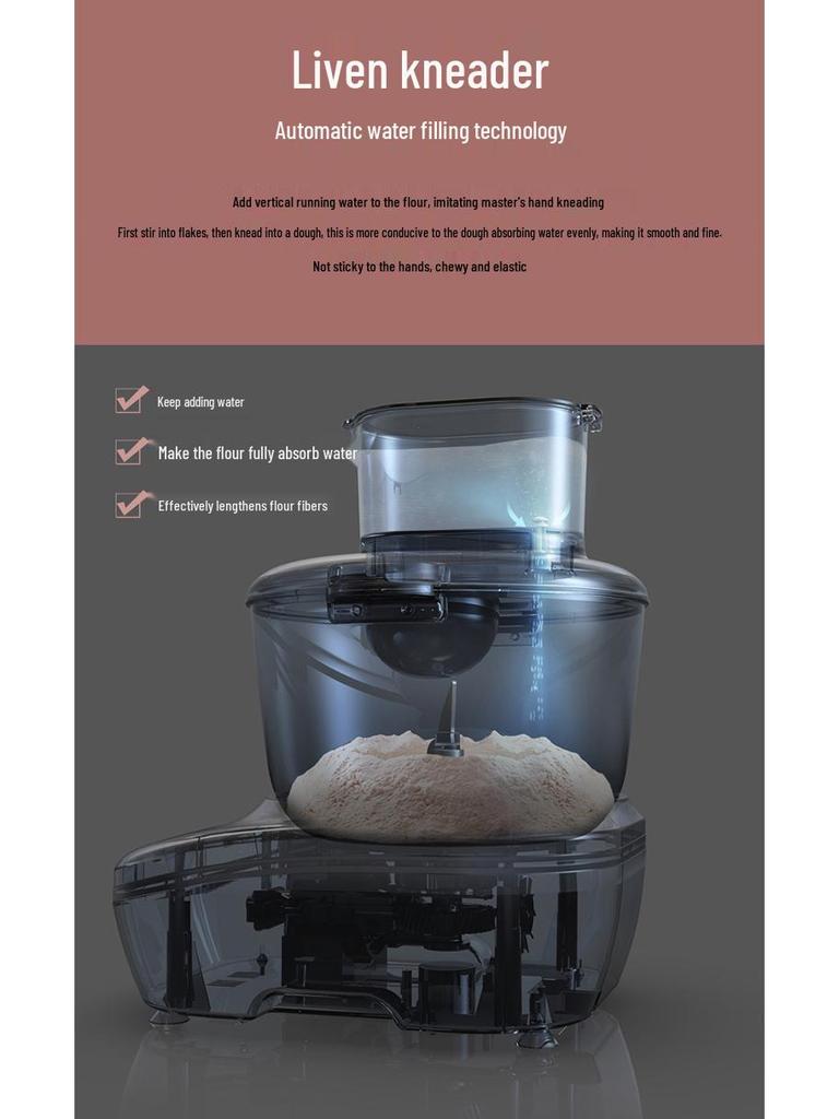 Compact Fully Automatic Dough Mixer with Constant Temperature Proofing