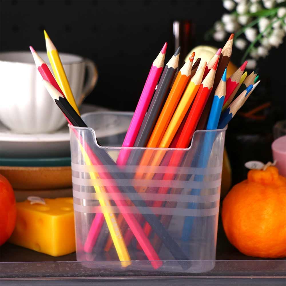 

Desktop Organizer Storage Box Cosmetic Holder Pen Holder Simple Stationery Box School storage box