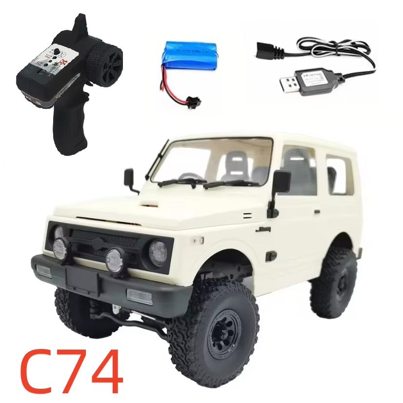 2.4G Rc Car WPL C74-1 Suzuki Jimny Remote Control 4WD Off Road Climbing Car For Adult Kid Boy Toys Gifts