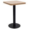 Day and Night - Day and Night Light Brown MDF Bistro Table 50x50 Cm
