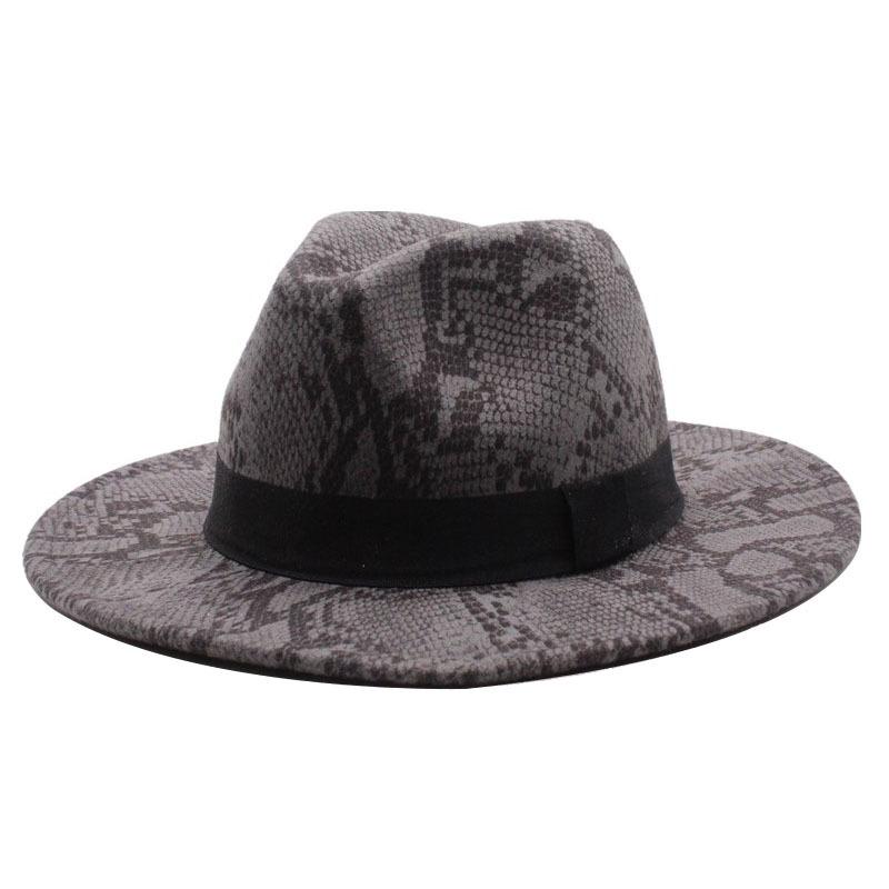 British Style Hat 9.5Cm Large Edge Woolen Top Hat Men'S And Women'S Warm Fringed Jazz Hat