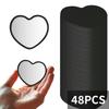 48/96pcs Portable Mirror Wedding Season Sweet Party Favors Heart-Shaped Pocket Glass Makeup Mirrors for Travel Gifts Home Decor