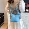 New niche lychee pattern handbag, new daily bucket versatile simple messenger bag