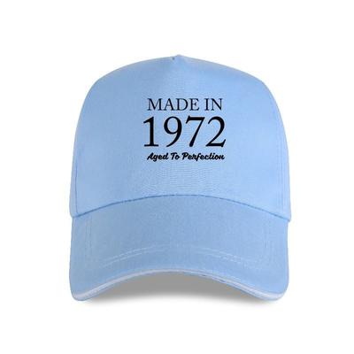 Nueva gorra de béisbol unisex fabricada en 1972 Light fabricada en 1972 - Tops geniales para mujer
