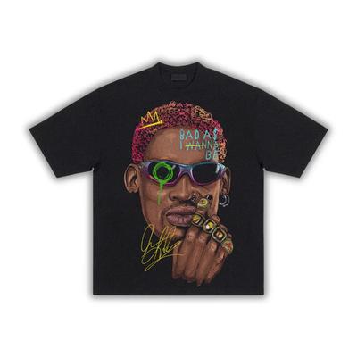 Dennis Rodman Τέχνη Vintage Φαρδύ T-Shirt oversized t-shirt streetwear y2k
