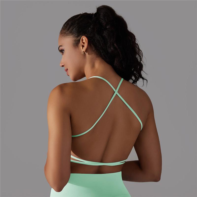 

Auroth Back Cross Спортивное нижнее белье для бега Beauty Back Фитнес Йога Майка