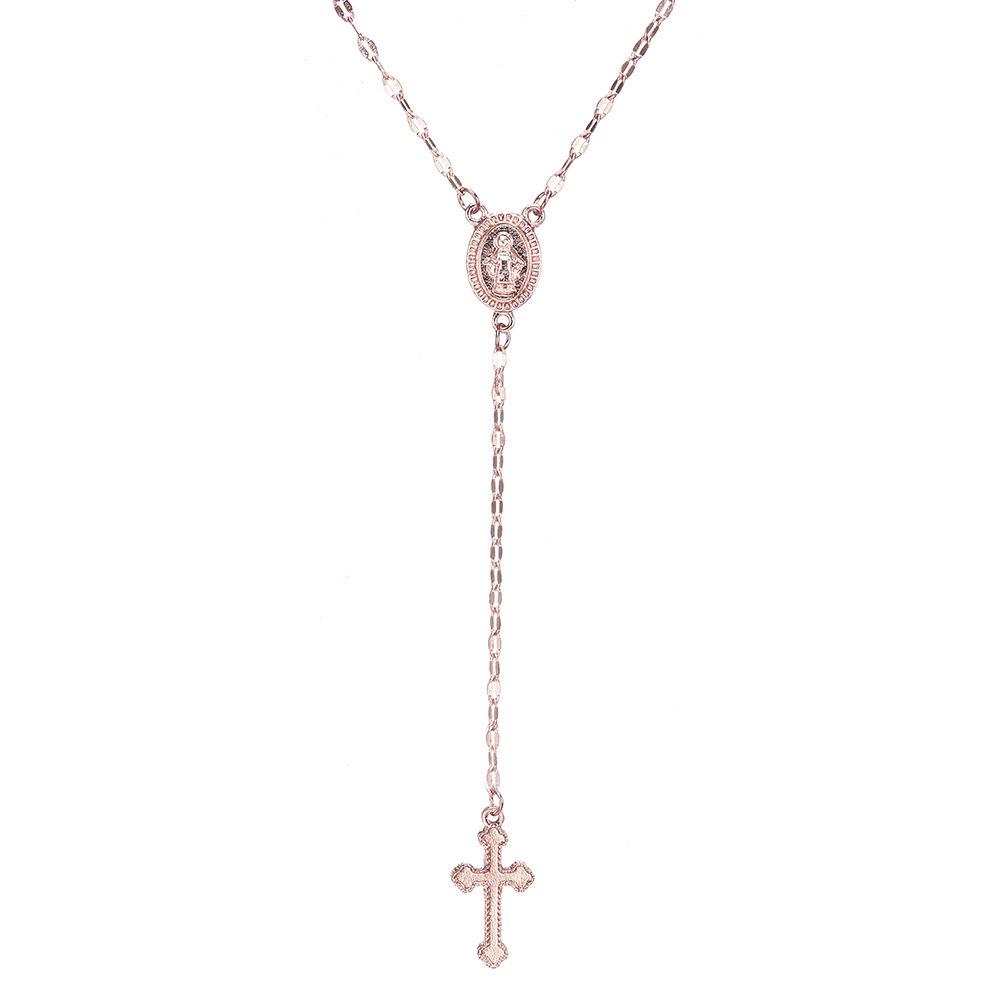 Trendy Cross Pendant Necklace: Sweet & Cool Dark Fashion Clavicle Chain