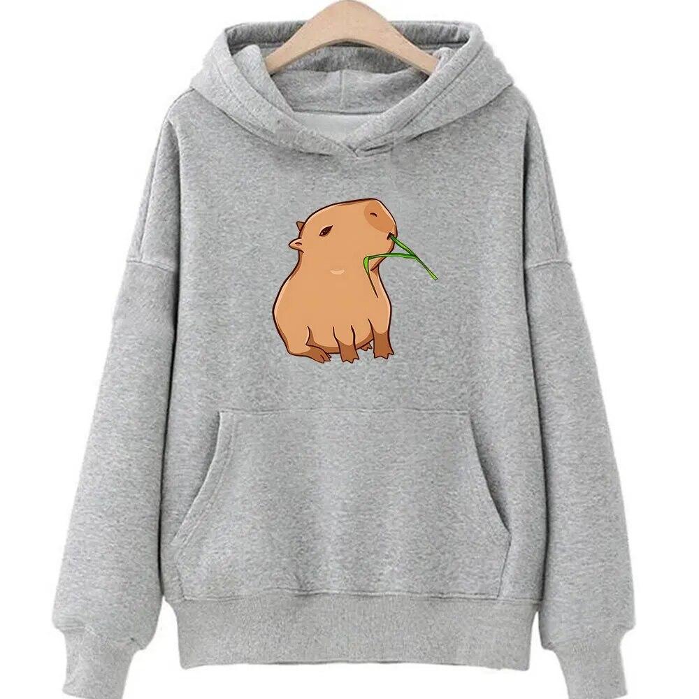 Printed Hooded Youth Kawaii Cartoon Top Sweatshirt Unisex Fashion Harajuku Pattern Hooded Pullover for Men and Women