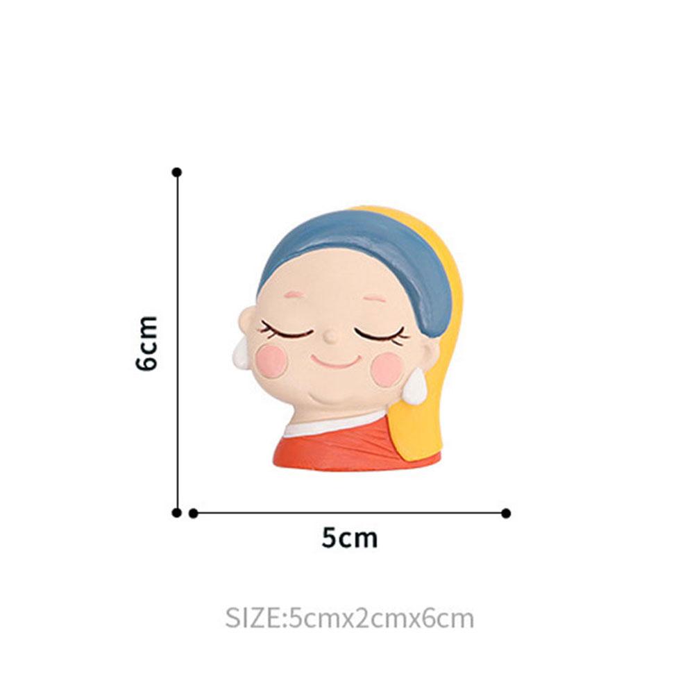 Mini European Creative Resin 3D Three-Dimensional Design Refrigerator Sticker Crafts Home Kitchen Memo Message Simple Decoration