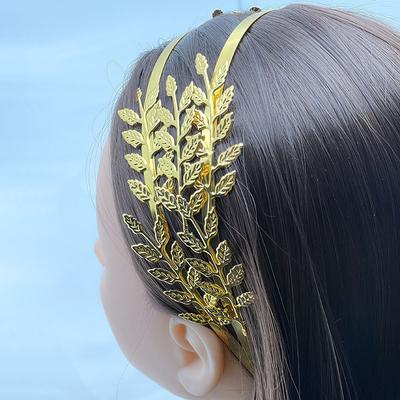 Fashion Leaf Headband Personality Popular Hair Accessories Mori Bridal Headband Alloy Hair Accessories