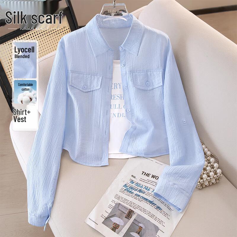 Cypress House Women s Colorblock Shirt & Vest Set XL
