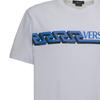 Versace Ss22 Logo Print Simple Short Sleeve T-Shirt Men Tops White 10039111-A02781-1W000