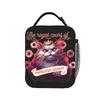 Princess Donut Dungeon Crawler Carl Insulated Lunch Bags Reusable Cooler Bag Tote Lunch Box Work Picnic Food Storage Bags