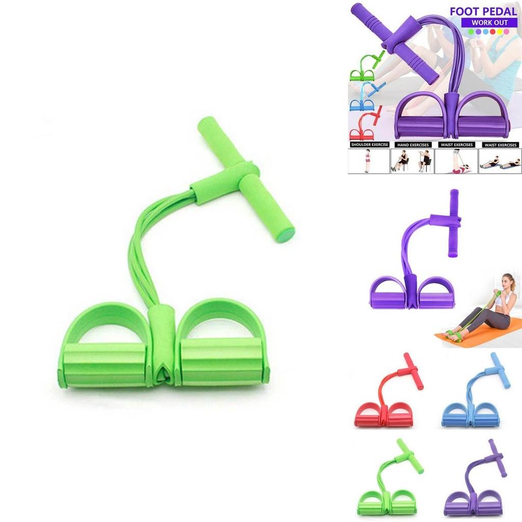 Durable Fitness Gum 4 Tube Resistance Bands For Effective Sit-up Pull Rope Exercises