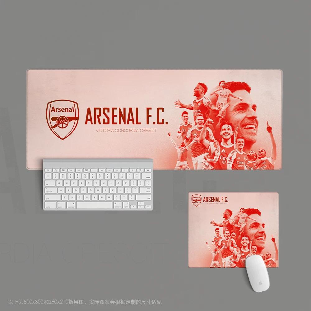 High quality leather non-slip mouse pad oversized office keyboard pad book table mat football fan supplies gift premier league arsenal gunner henry
