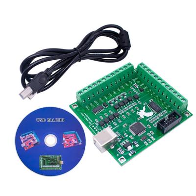 Plug Play Design Industrial USB Breakouts Board for 4 Axes Control 100Khz Pulse Motion Controller High Reliability
