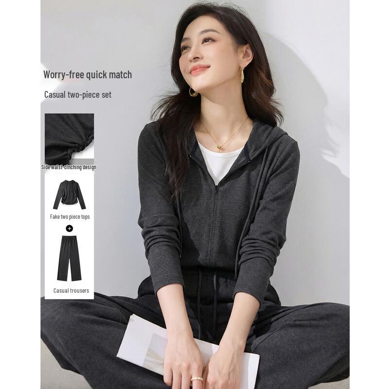 

Handu Yishe Women s Elegant Casual Faux Two-Piece Set S