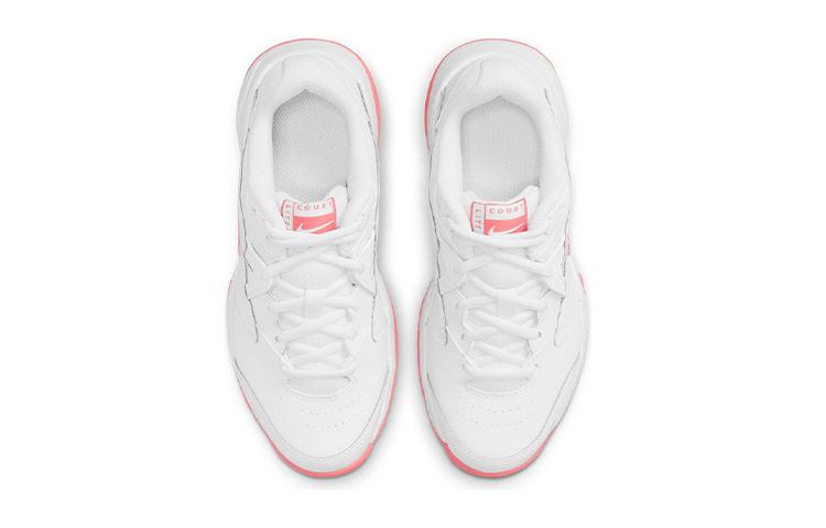 Nike Court Jr. Lite 2 Low-Top Tennis Shoes Pink/White GS CD0440-166