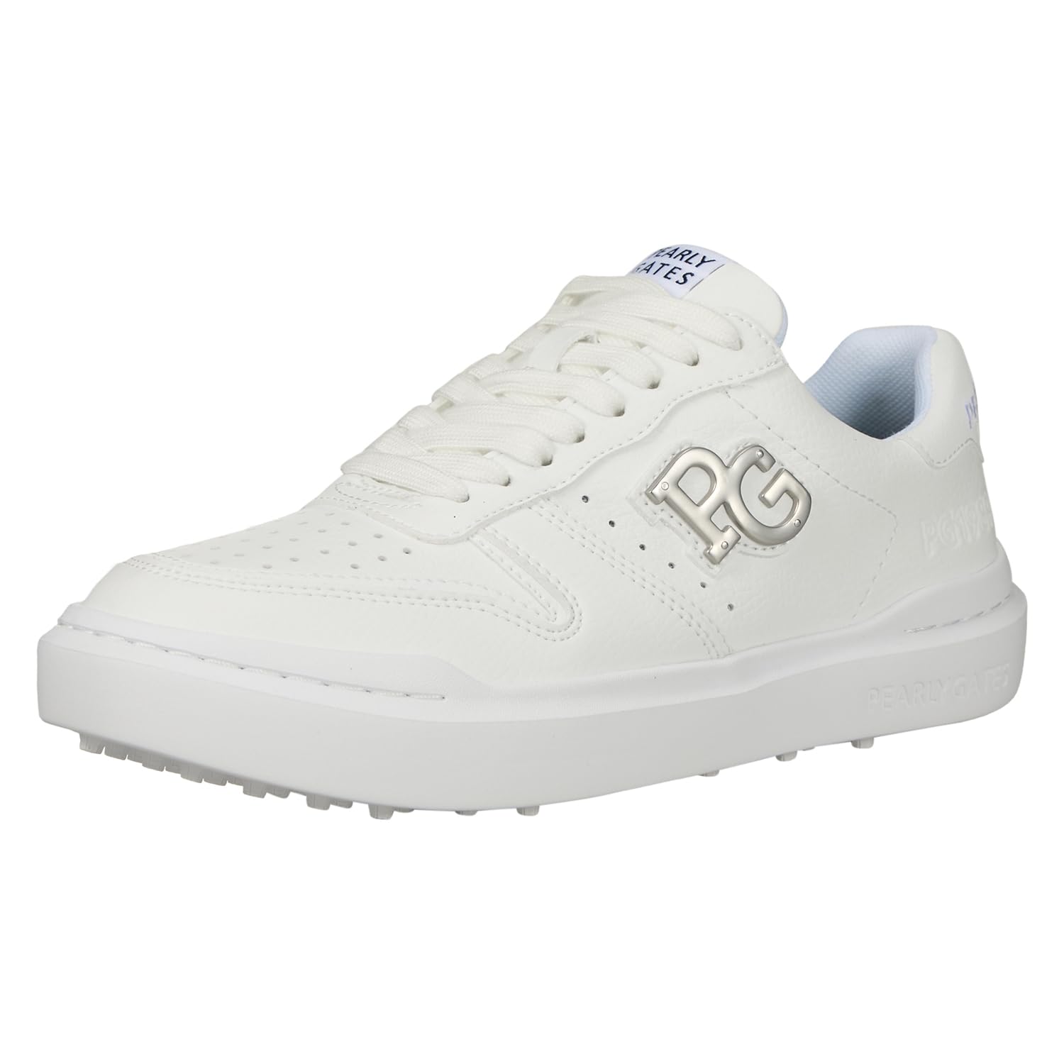 

Continuing standard product golf shoes brand Golf shoes [Pearly Gates] Women s (spikeless logo) / / 053-4992312 030_White 23.5cm