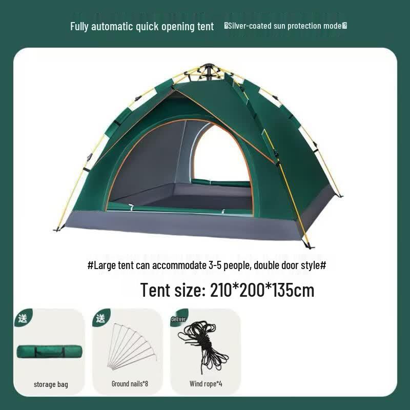 OEING Outdoor Rainproof Folding Camping Tent
