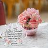 Stylish Best Friends Puzzle-Shaped Acrylic Table Decoration, Ideal Birthday Friendship Gift for Women, Perfect for Christmas