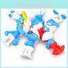 Set de 6 figurine adorabile de colecție, figurine de jucărie PVC fermecătoare Ștrumpfi de desene animate