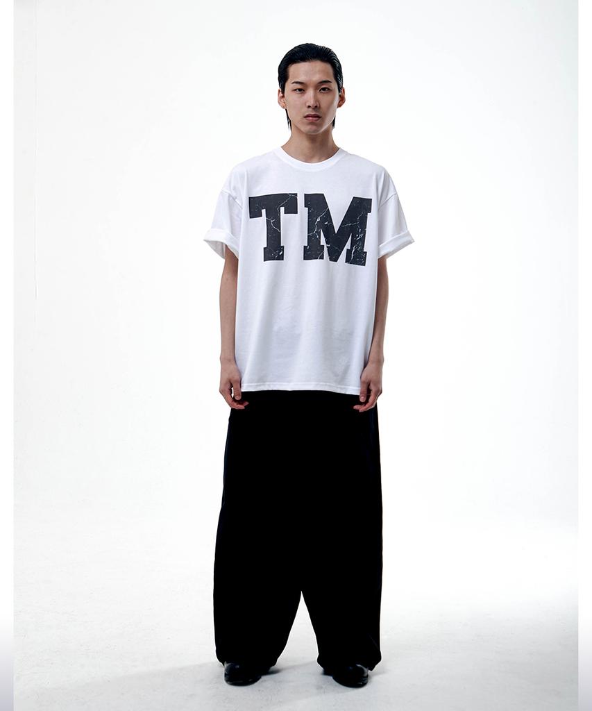 THANKS MESSIA Tm Crack Tshirt-White