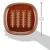 Mino ware gift set of 19x18cm bread plates with branch patterns ivory and one candy perfect for weddings and Made in Product number "miyama" set,