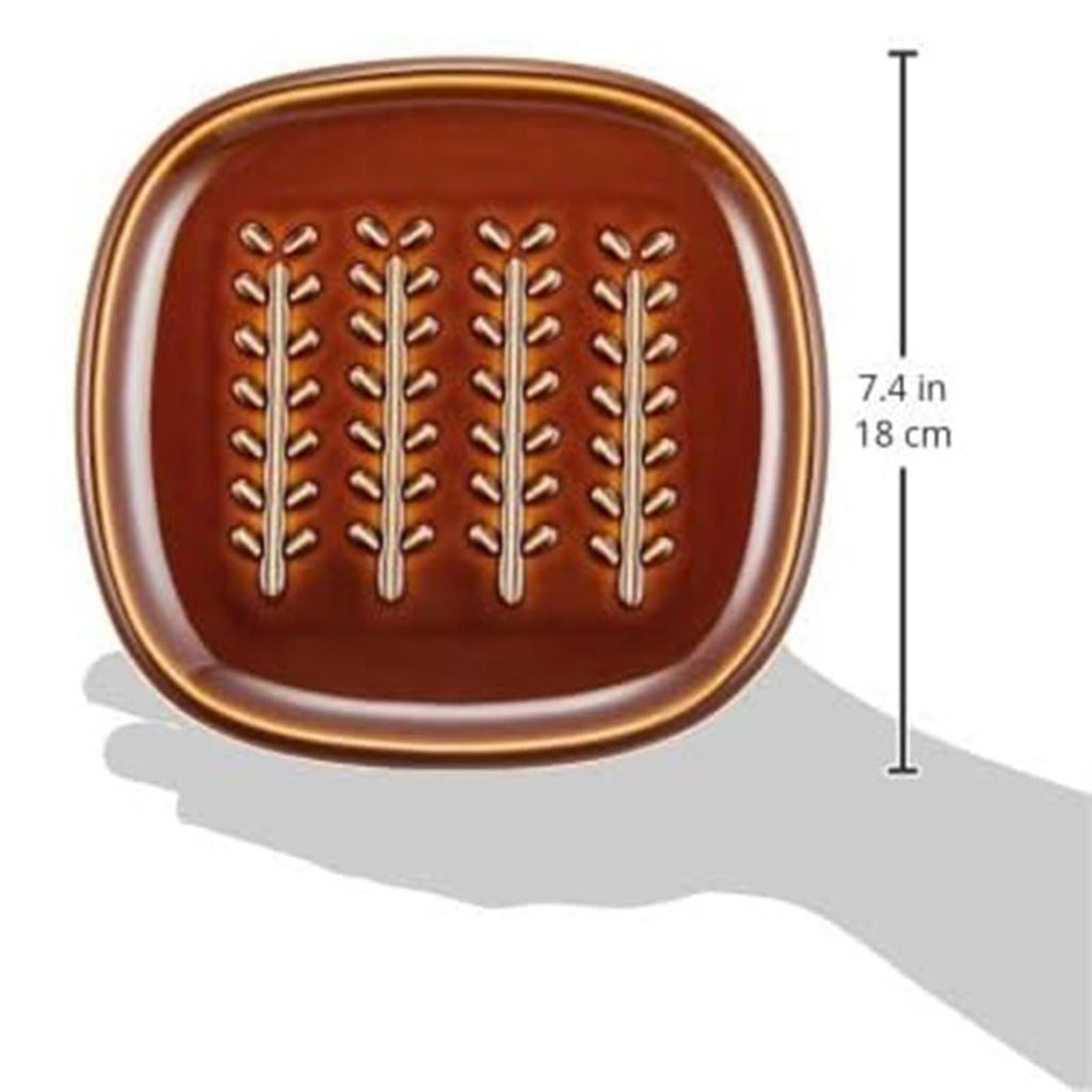 Mino ware gift set of 19x18cm bread plates with branch patterns ivory and one candy perfect for weddings and Made in Product number "miyama" set,