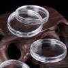 Coin Capsule Protection Supplies 100pcs Containers Plastic Holders Round