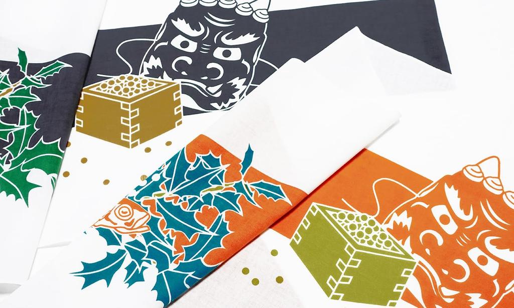 Dyeing Anbo Hand Towel Authentic Dyed Cotton Made in 35cm x 100cm "Evil-Bearing Ink" 100% Tokuoka, Japan,