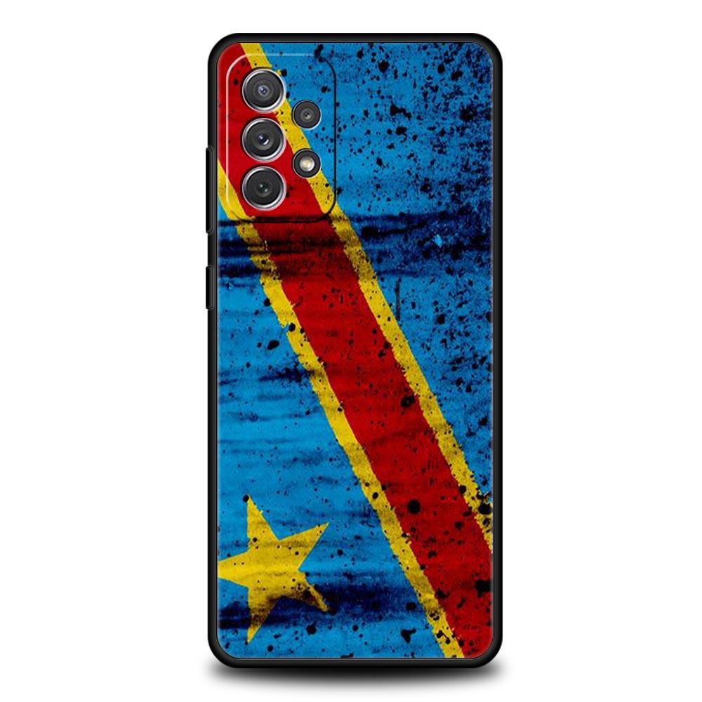 

Congo flag Phone Case for Samsung A51 A71 A21S A12 A11 A15 A25 A31 A41 A52 A32 A23 A33 A53 A73 A03S A05S A13 5G A72 Cover Samsung A25