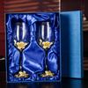 Shangqi Creative Enamel Crystal Red Wine Glass Set
