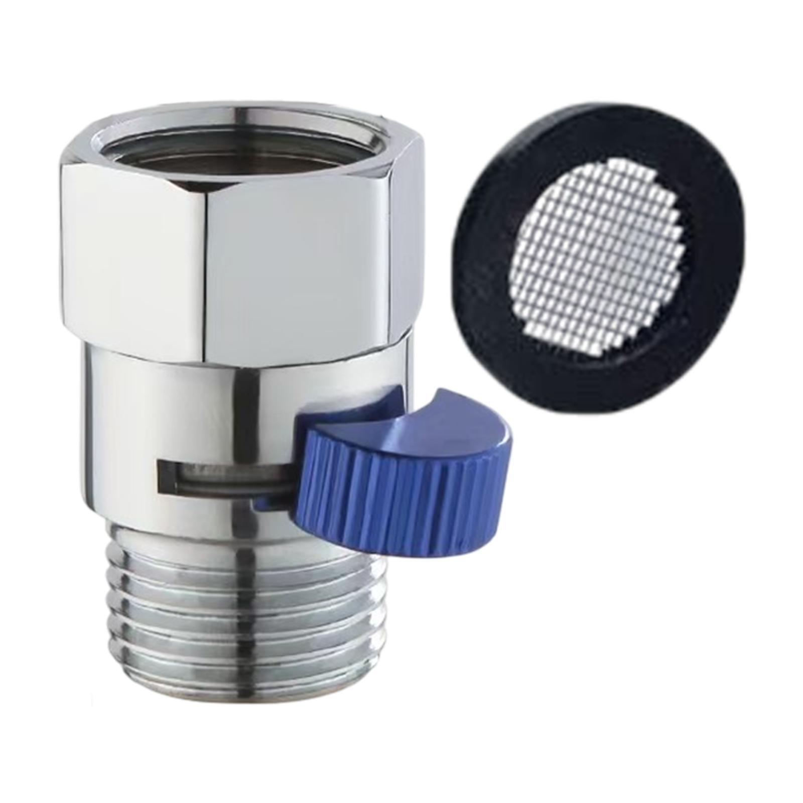 

Shower Head Shutoff Valve 1/2 Bathroom Fixtures,Regulator for Handheld Shower синий