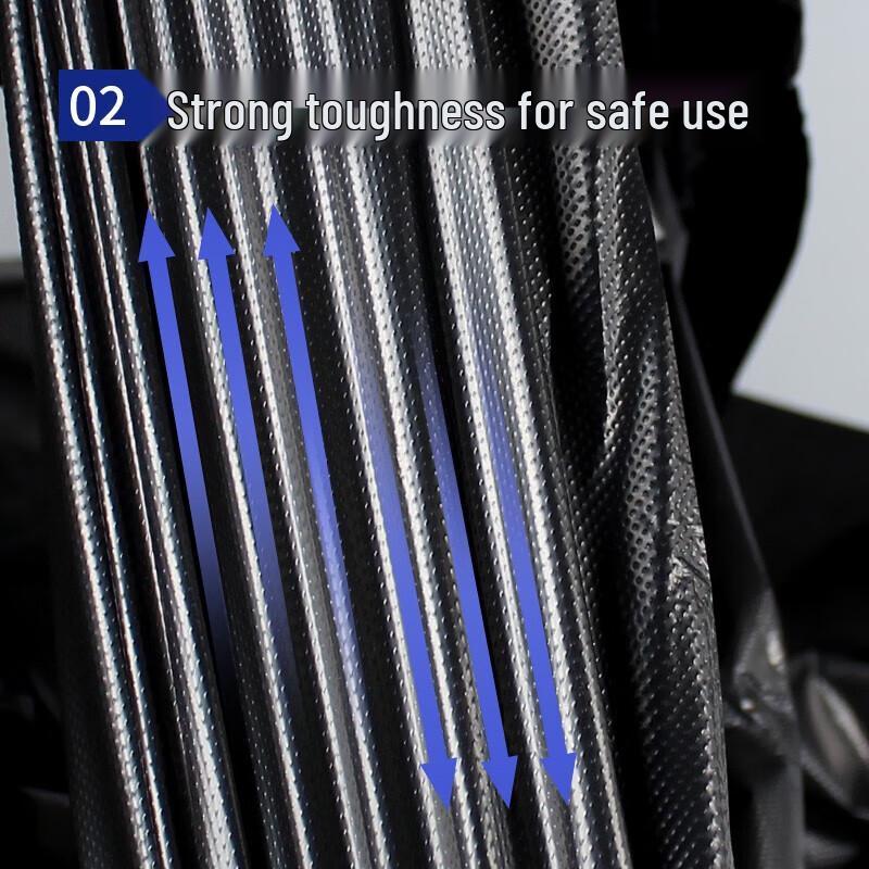Aokedu Heavy Duty Outdoor Black Garbage Bags