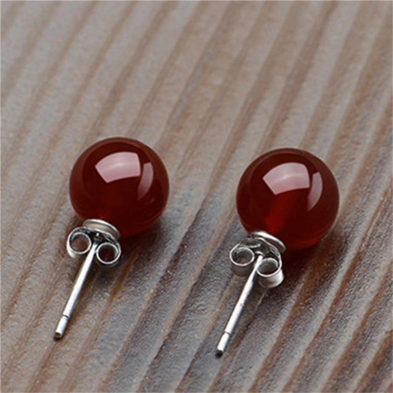 

Серьги из халцедона, ногти, женские медные красные, черные, зеленые агатовые драгоценные камни, хрустальные украшения для ушей One Size