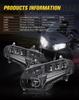 Compatible LED Headlight Assembly for 01-17 Honda Gold Wing: Premium Modification Option
