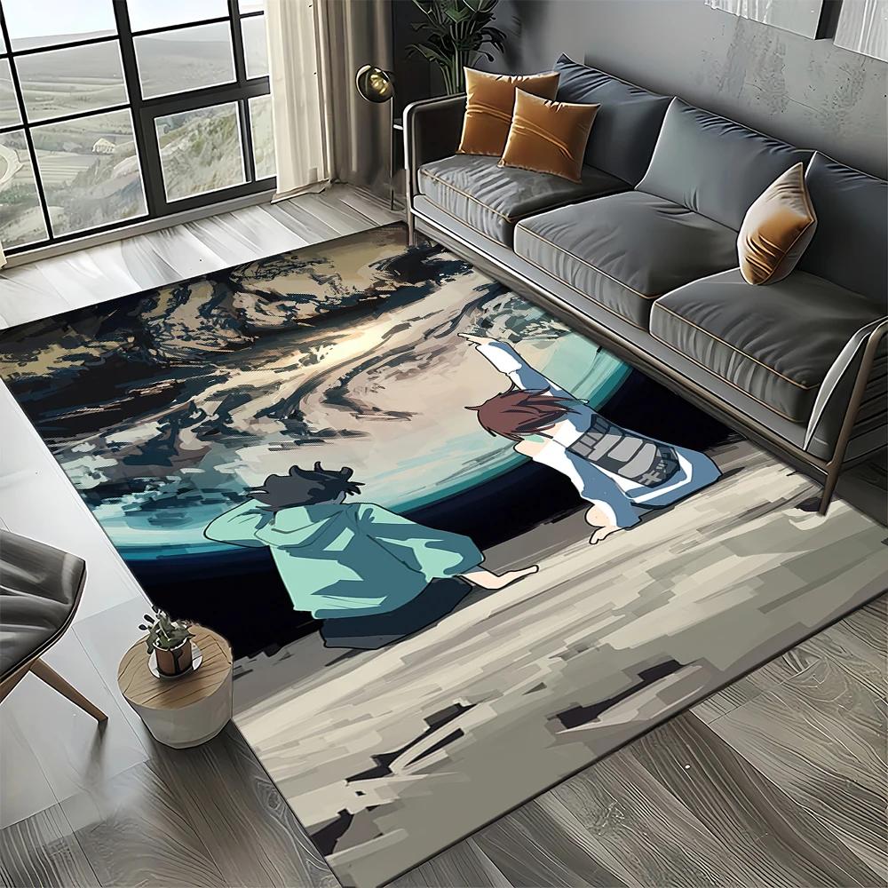 DAN DA DAN Anime Cartoon Non-Slip Carpet Rug for Living Room Bedroom Sofa Kids Play Floor Mat HD Gift