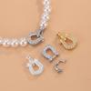Stylish DIY Handmade S925 Sterling Silver Horseshoe Clasp for Beaded Bracelets and Necklaces