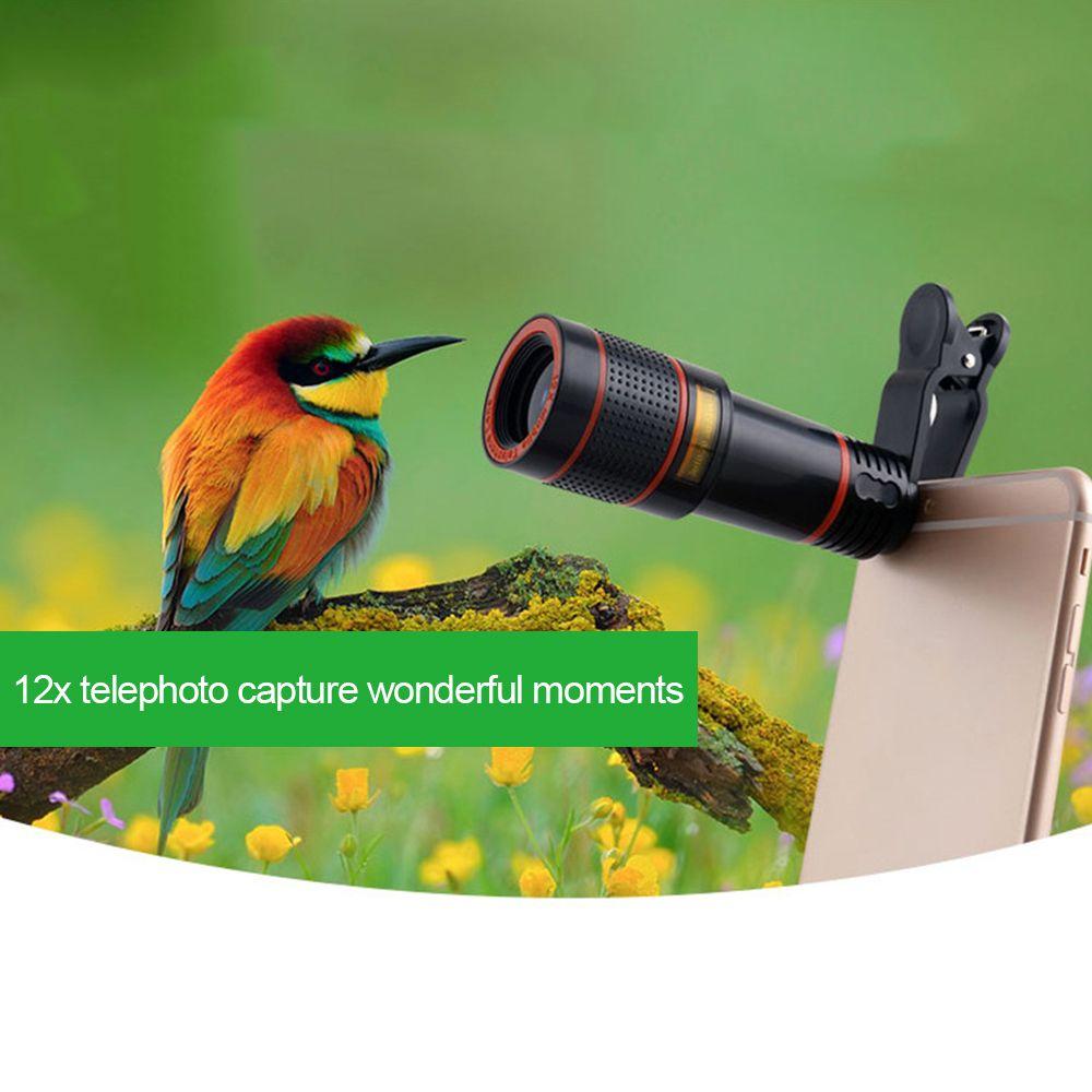 Phones for Travel Watching Games Photography Mini HD Telescope Optical Zoom Telephoto Phone Lens